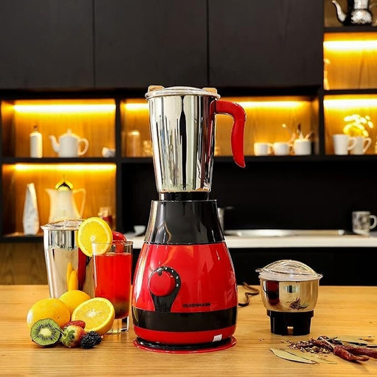3-in-1 Mixer Grinder Blender | 750W Powerful Motor | Stainless Steel Jars | Multi-Function Kitchen Appliance