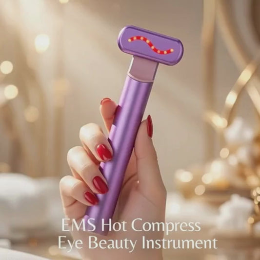 “EMS Hot Compress Eye Beauty Instrument – RF Vibrating Eye Massager”